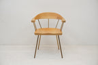 BassamFellows Spindle Chair Eiche Messing - Designklassiker