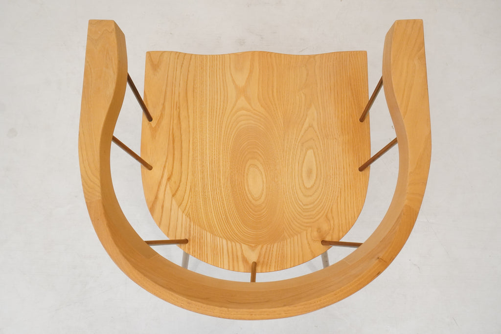 BassamFellows Spindle Chair Eiche Messing - Designklassiker
