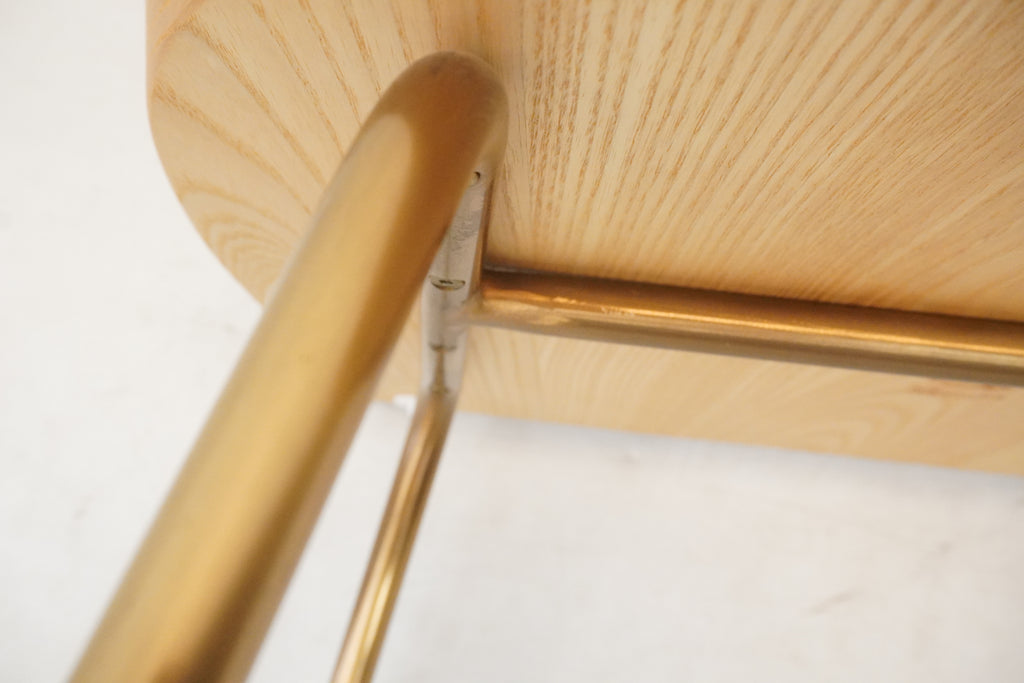 BassamFellows Spindle Chair Eiche Messing - Designklassiker