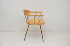 BassamFellows Spindle Chair Eiche Messing - Designklassiker