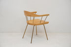 BassamFellows Spindle Chair Eiche Messing - Designklassiker
