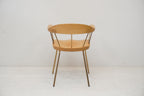 BassamFellows Spindle Chair Eiche Messing - Designklassiker