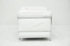 Cassina LC2 Sessel Le Corbusier Leder weiss