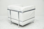 Cassina LC2 Sessel Le Corbusier Leder weiss