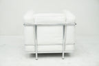 Cassina LC2 Sessel Le Corbusier Leder weiss
