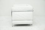 Cassina LC2 Sessel Le Corbusier Leder weiss