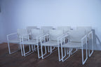 Cassina Eve Designklassiker Esszimmerstuhl Leder elfenbein