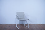 Cassina Eve Designklassiker Esszimmerstuhl Leder elfenbein