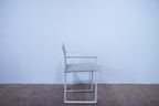 Cassina Eve Designklassiker Esszimmerstuhl Leder elfenbein