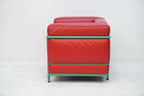 Cassina LC2 Sessel Le Corbusier Leder rot