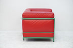 Cassina LC2 Sessel Le Corbusier Leder rot