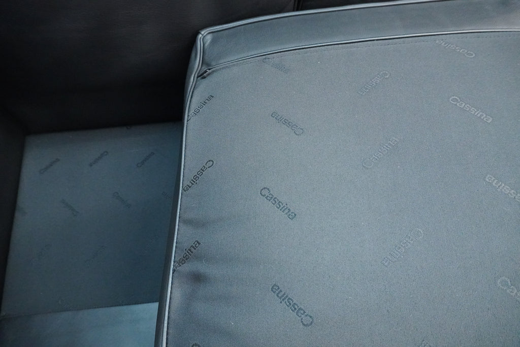 Cassina LC2 2er Sofa Le Corbusier Leder schwarz