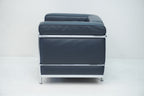 Cassina LC2 Sessel Le Corbusier Leder dunkelblau