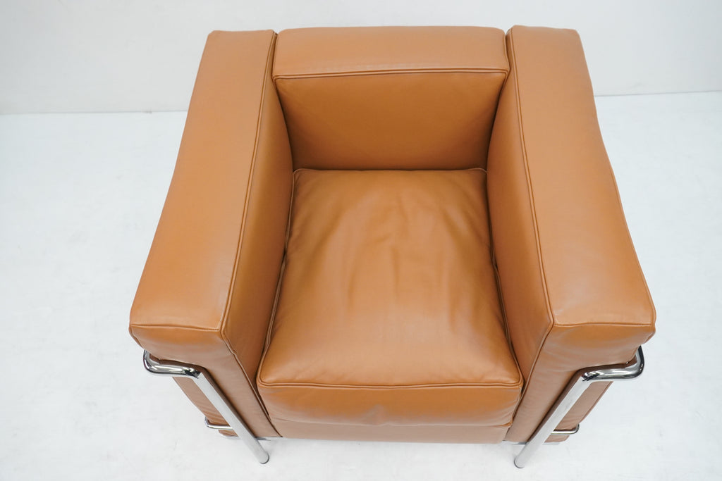 Cassina LC2 Sessel Le Corbusier Leder cognac