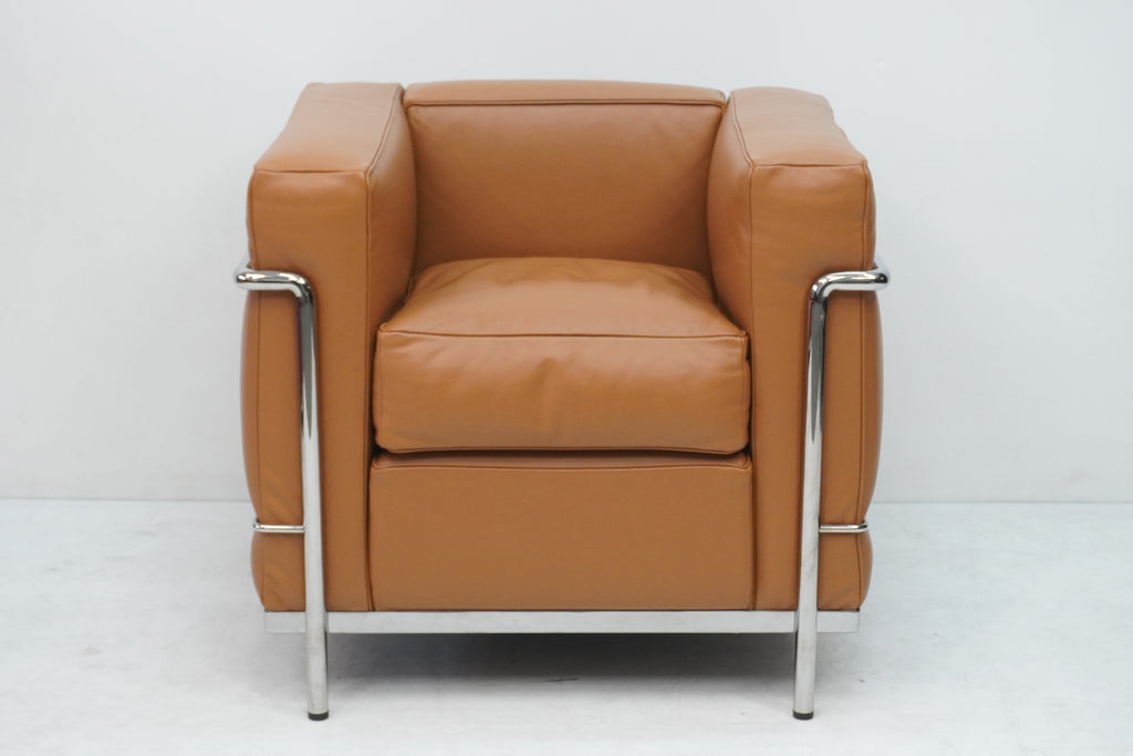 Cassina LC2 Sessel Le Corbusier Leder cognac