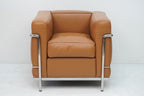 Cassina LC2 Sessel Le Corbusier Leder cognac