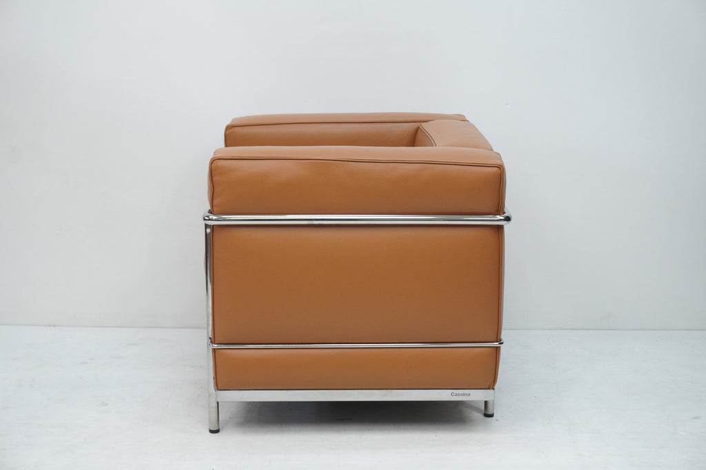 Cassina LC2 Sessel Le Corbusier Leder cognac