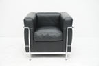 Cassina LC2 Sessel Le Corbusier Leder schwarz