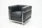 Cassina LC2 Sessel Le Corbusier Leder schwarz