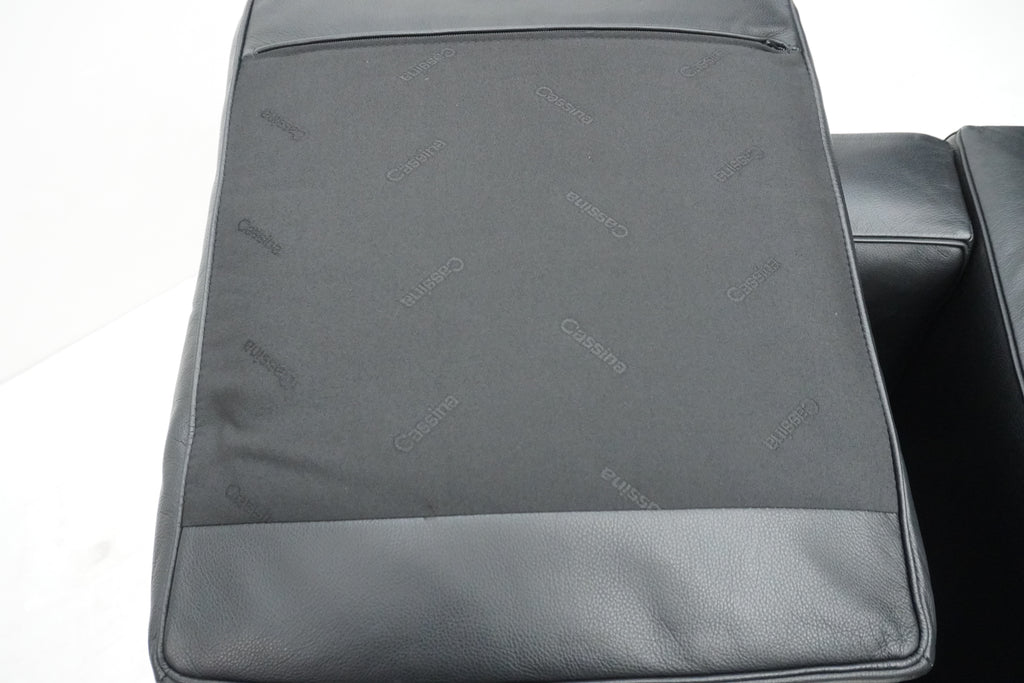 Cassina LC2 Sessel Le Corbusier Leder schwarz