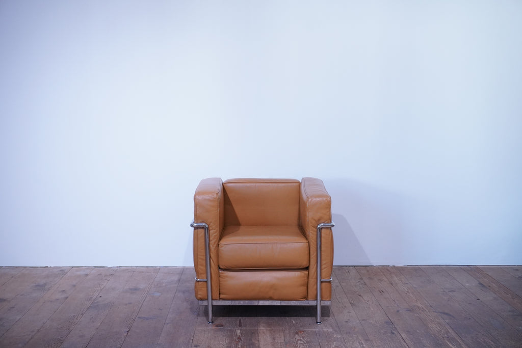 Cassina LC2 Sessel Le Corbusier Leder cognac