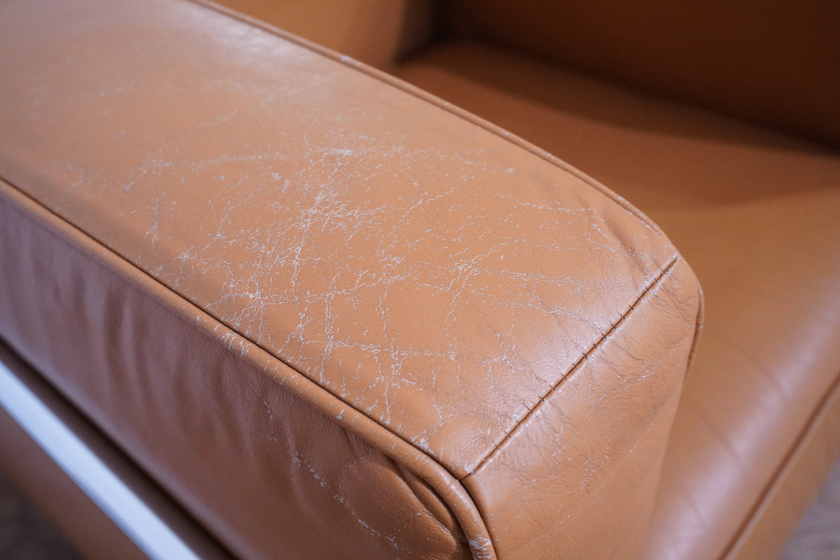 Cassina LC2 Sessel Le Corbusier Leder cognac