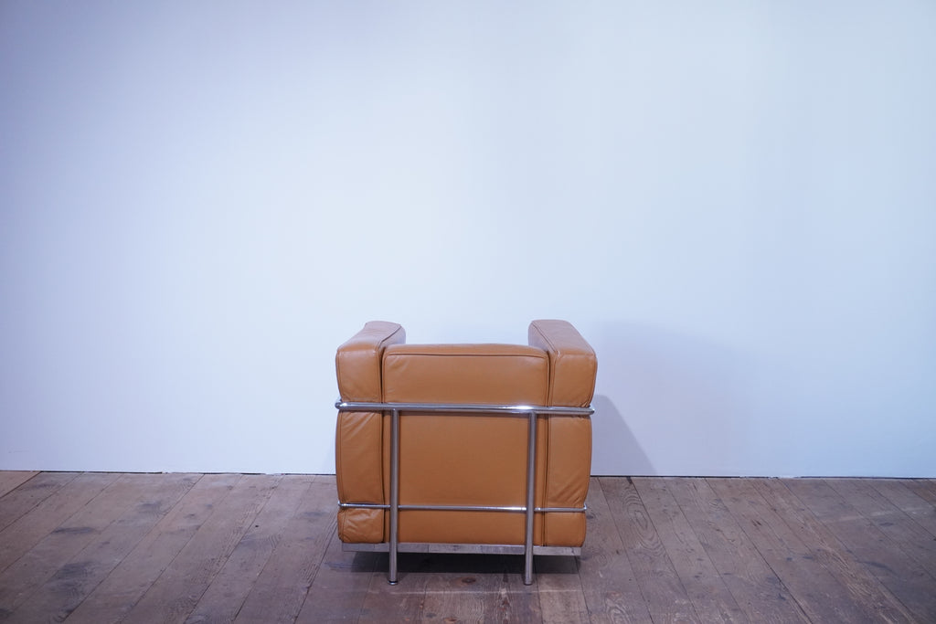 Cassina LC2 Sessel Le Corbusier Leder cognac