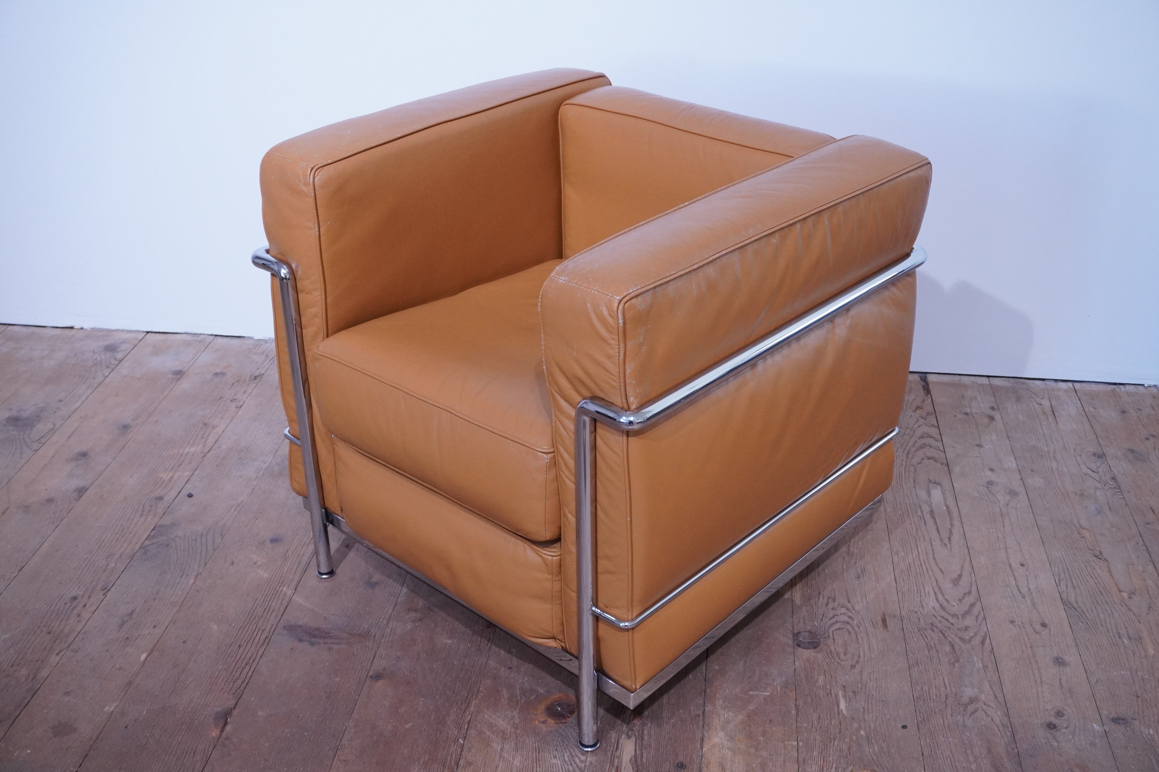 Cassina LC2 Sessel Le Corbusier Leder cognac
