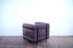 Cassina LC2 Sessel Le Corbusier Leder Stoff braun