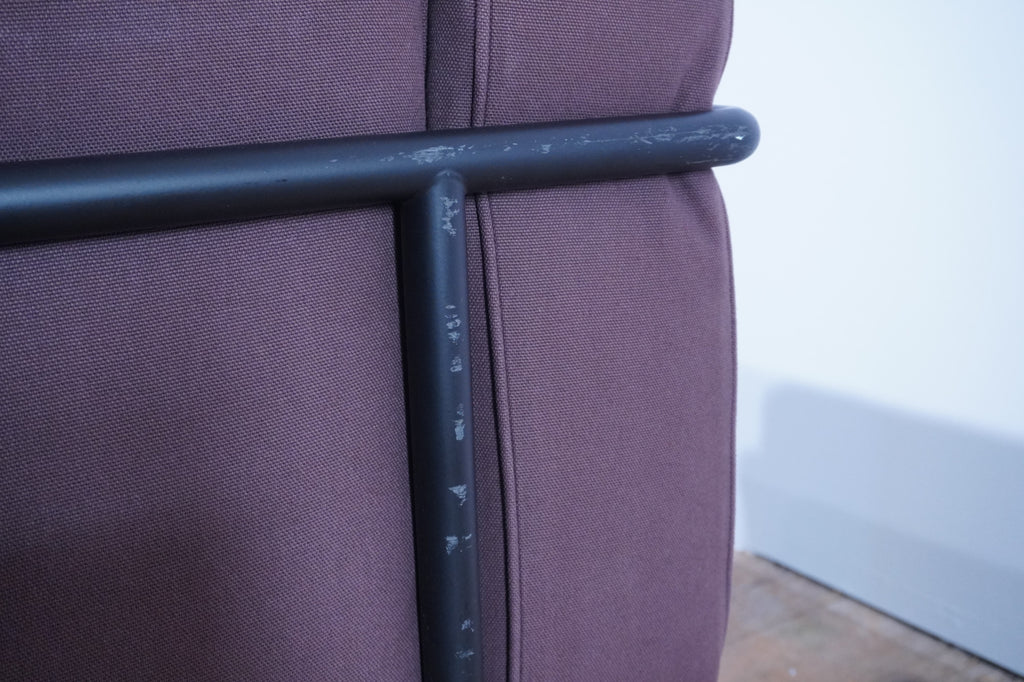 Cassina LC2 Sessel Le Corbusier Leder Stoff braun