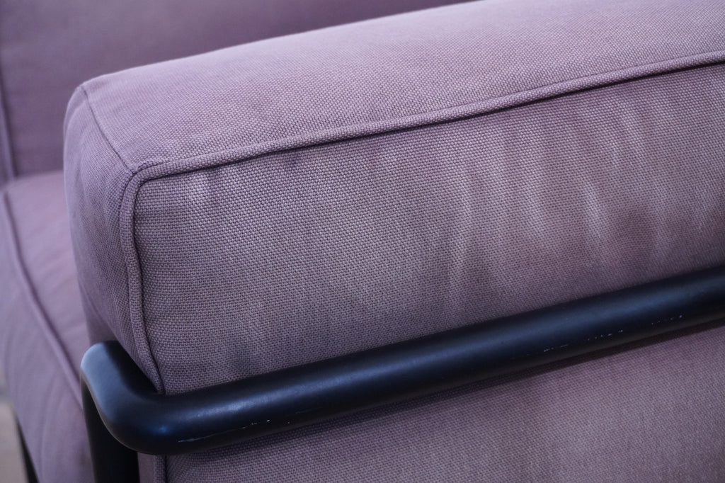 Cassina LC2 Sessel Le Corbusier Leder Stoff braun
