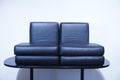Cassina LC3 2er Sofa Kissensatz Original Daunen Leder schwarz
