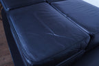 Cassina LC3 2er Sofa Kissensatz Original Daunen Leder schwarz