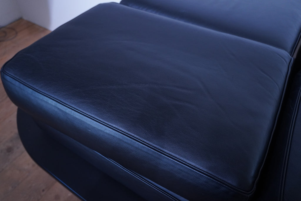 Cassina LC3 2er Sofa Kissensatz Original Daunen Leder schwarz