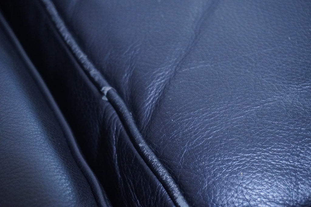 Cassina LC3 2er Sofa Kissensatz Original Daunen Leder schwarz