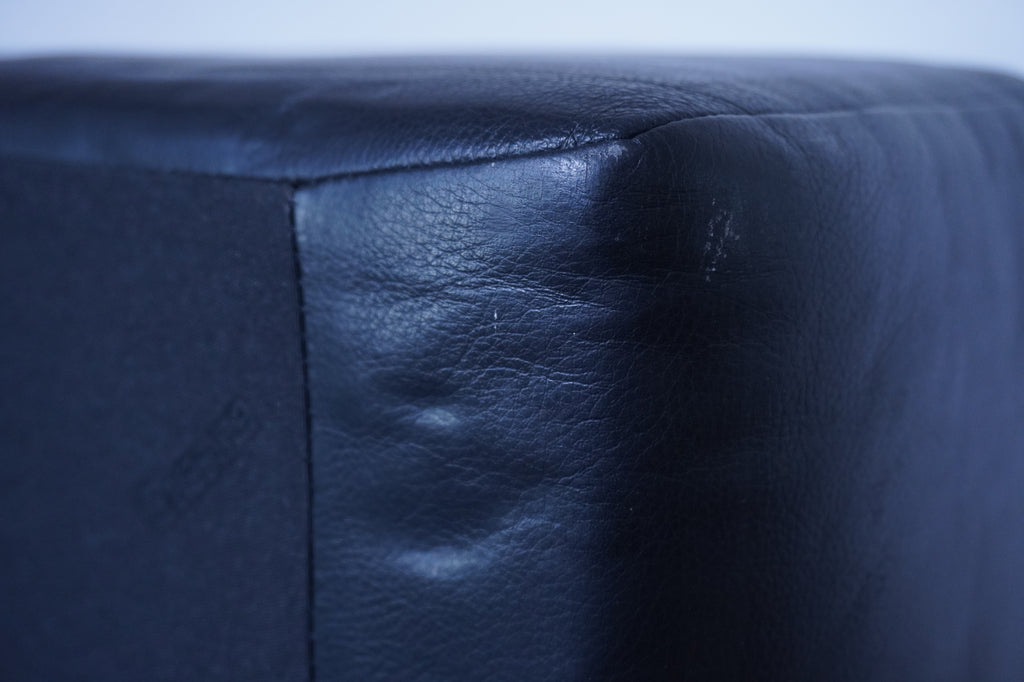 Cassina LC3 2er Sofa Kissensatz Original Schaumstoff Leder schwarz