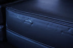Cassina LC3 2er Sofa Kissensatz Original Schaumstoff Leder schwarz
