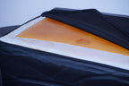 Cassina LC3 2er Sofa Kissensatz Original Schaumstoff Leder schwarz