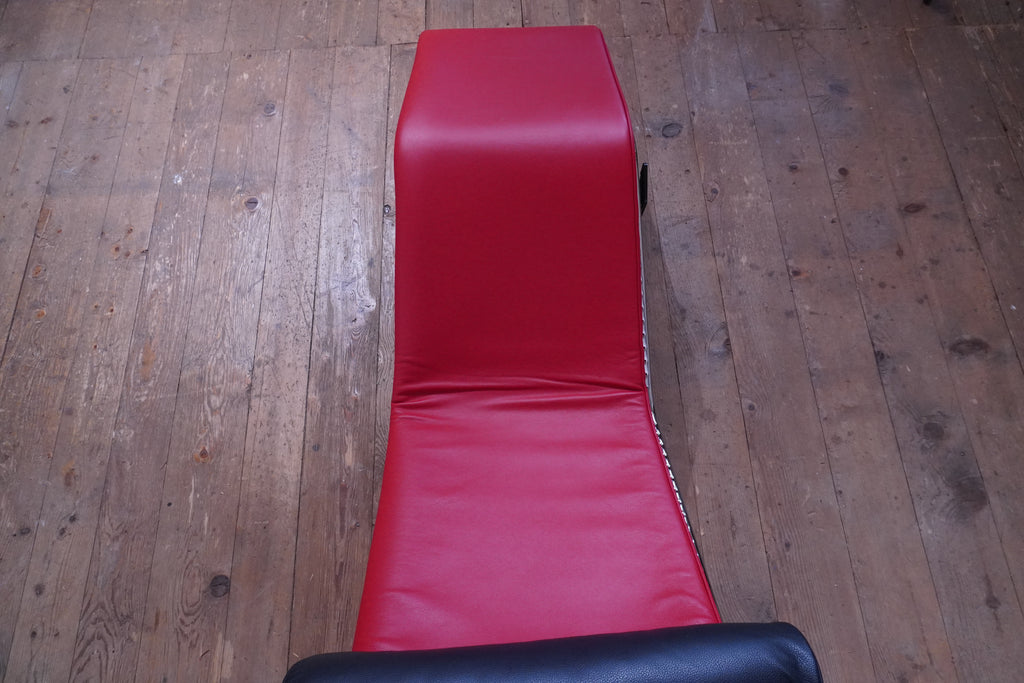 Cassina LC4 Liege Le Corbusier Leder rot
