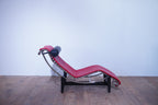 Cassina LC4 Liege Le Corbusier Leder rot