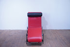 Cassina LC4 Liege Le Corbusier Leder rot