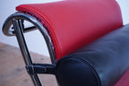 Cassina LC4 Liege Le Corbusier Leder rot