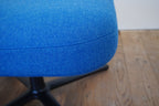 Vitra Grand Repos mit Ottomane Stoff blau