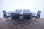 Vitra Eames Segmented Table Linoleum schwarz 185x105 cm