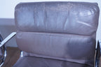 Vitra Soft Pad EA207 Leder beige Vintage 4er Set