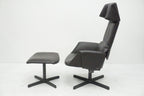 De Sede DS-343 Sessel & Ottoman Leder braun