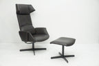 De Sede DS-343 Sessel & Ottoman Leder braun