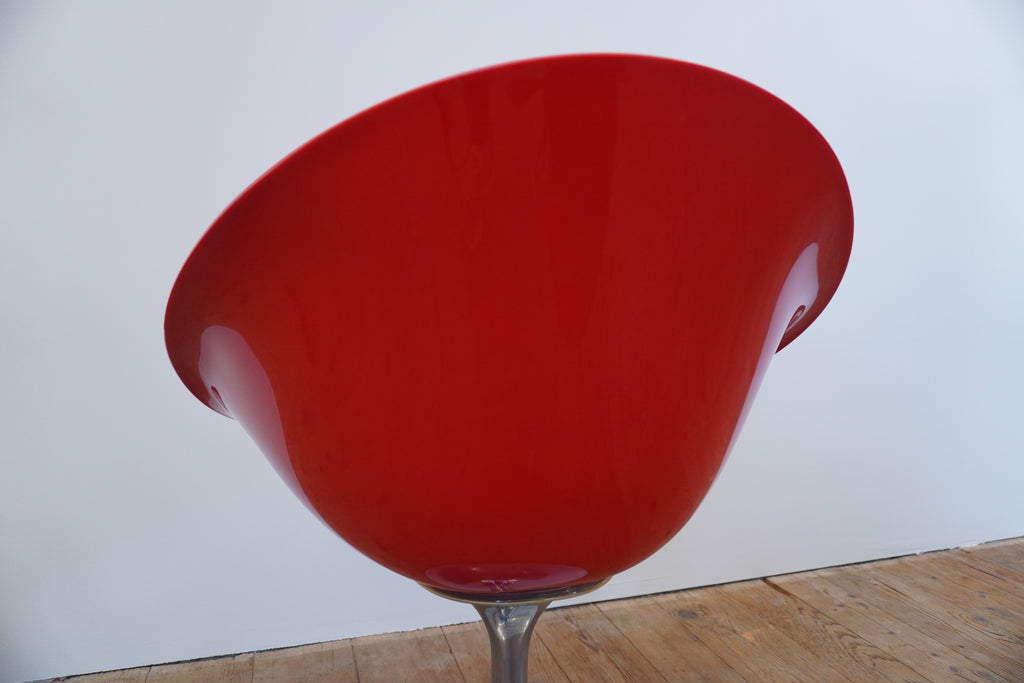 Drehstuhl Ero S by Kartell rot drehbar