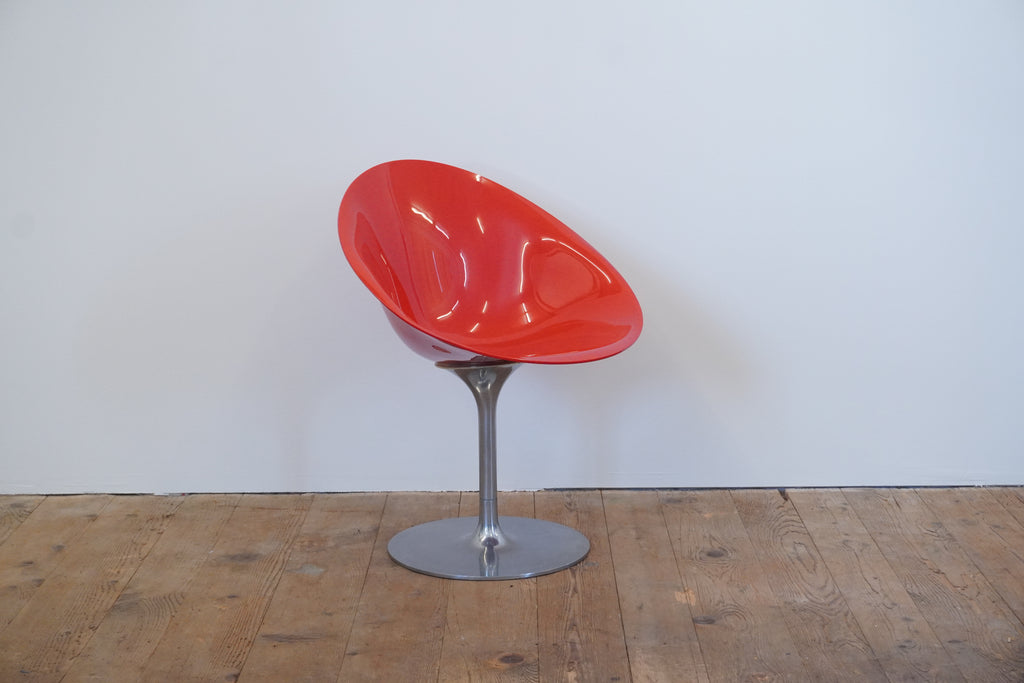 Drehstuhl Ero S by Kartell rot drehbar