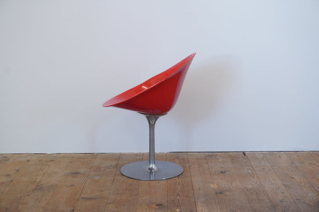 Drehstuhl Ero S by Kartell rot drehbar